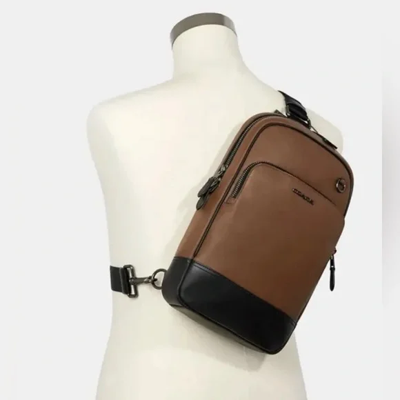 Coach | Bags | Nwt Coach Graham Pack Sling Backpack Smooth  display picture 1